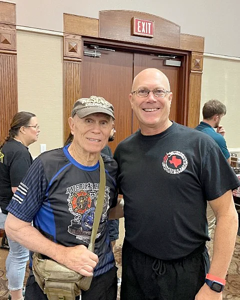 Coach Ken Coppedge w/ Bill Wallace (Superfoot)